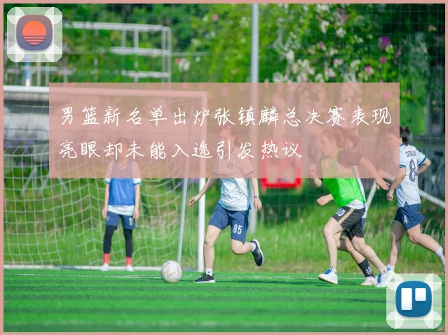 男篮新名单出炉张镇麟总决赛表现亮眼却未能入选引发热议